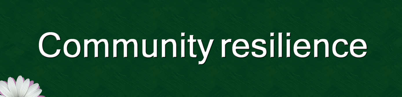 تابآوری جامعه یا Community resilience چییست ؟
