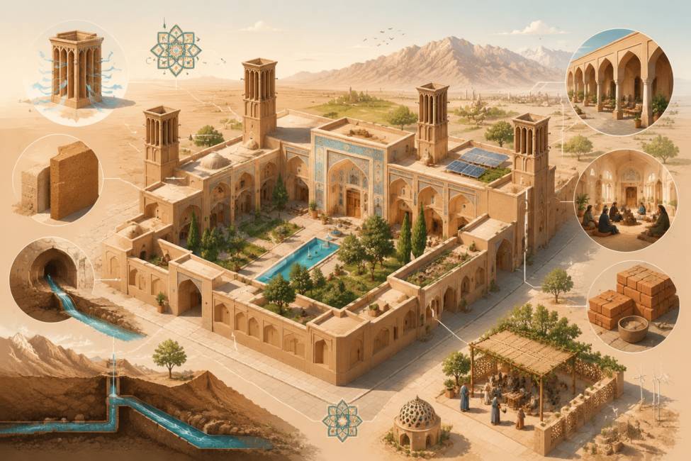 ابعاد فرهنگی معماری تاب‌آور