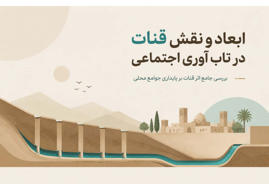 ابعاد و نقش قنات در تاب آوری اجتماعی؛ بررسی جامع اثر قنات بر پایداری جوامع محلی